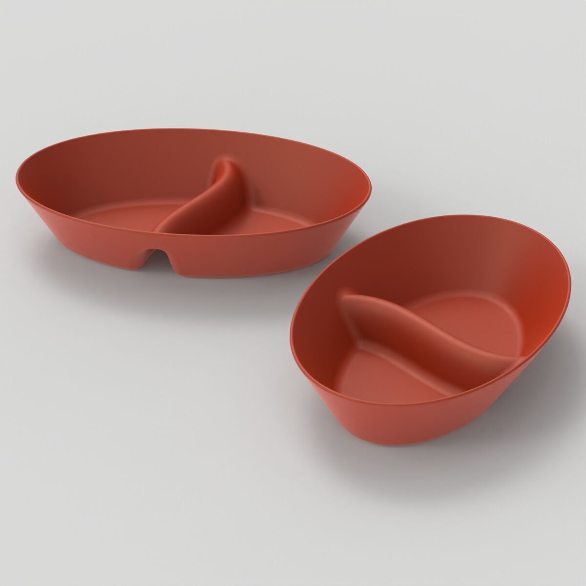Compartment Plate 3D print model_8