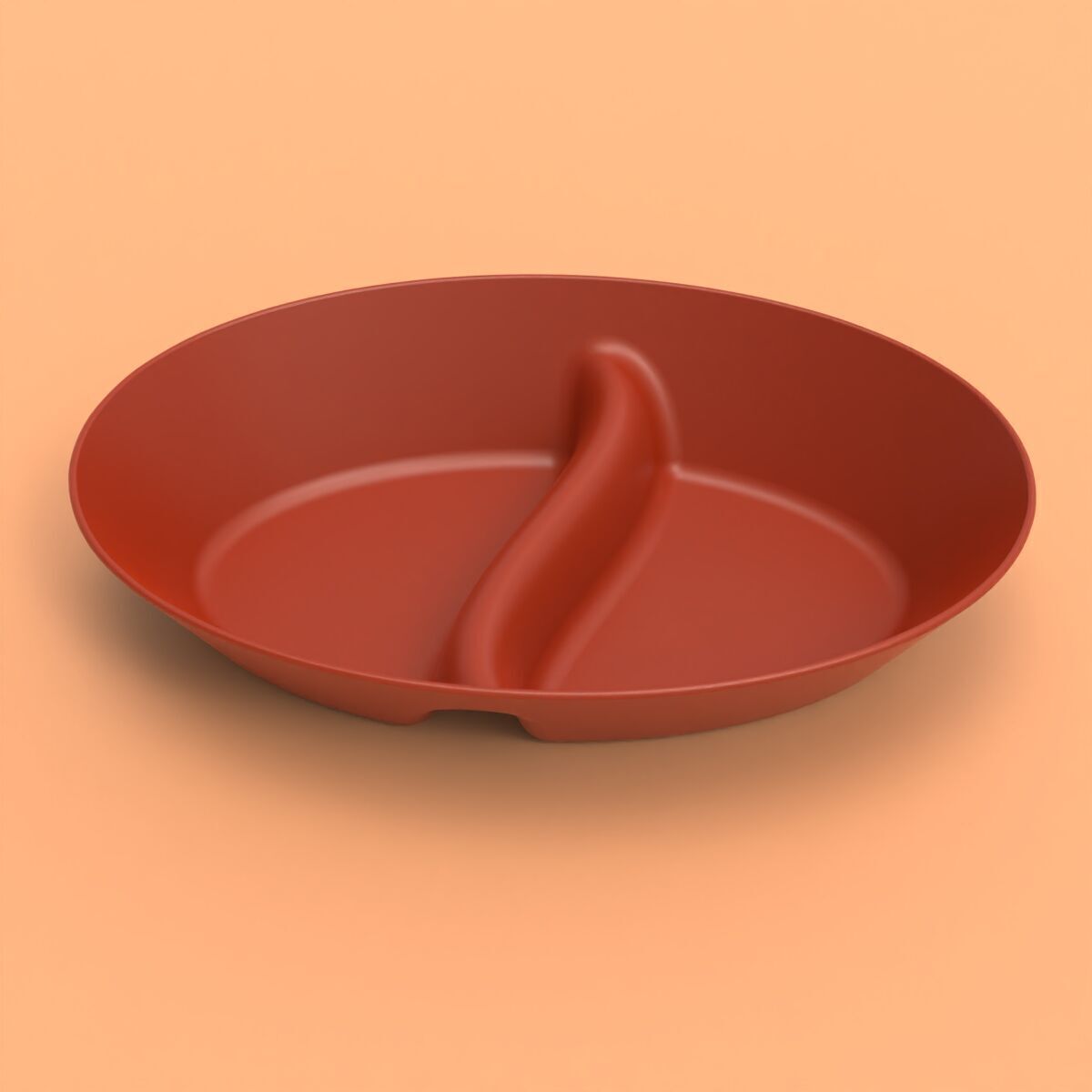 Compartment Plate 3D print model_6