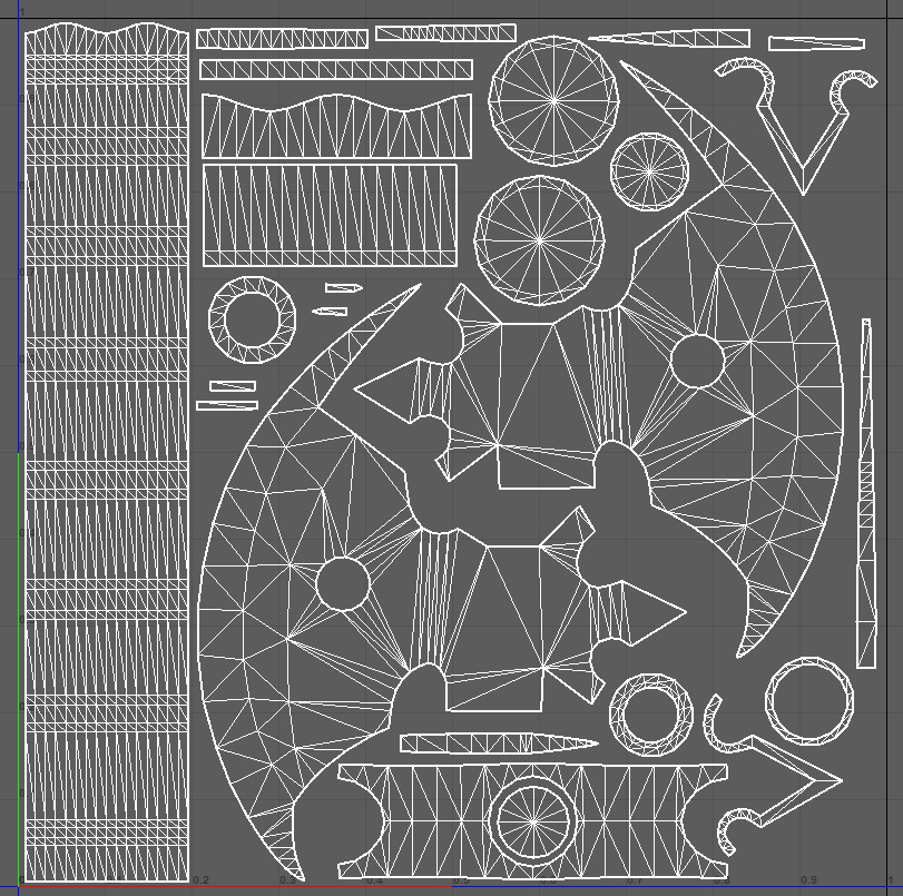 Low Poly Fantasy Battle Axe  Stylized Game-Ready Weapon 3D Model Low-poly 3D model_6