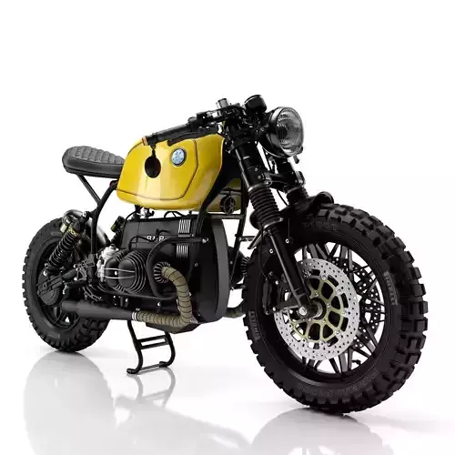 Cafe Racer R80 Motorcycle  3D model