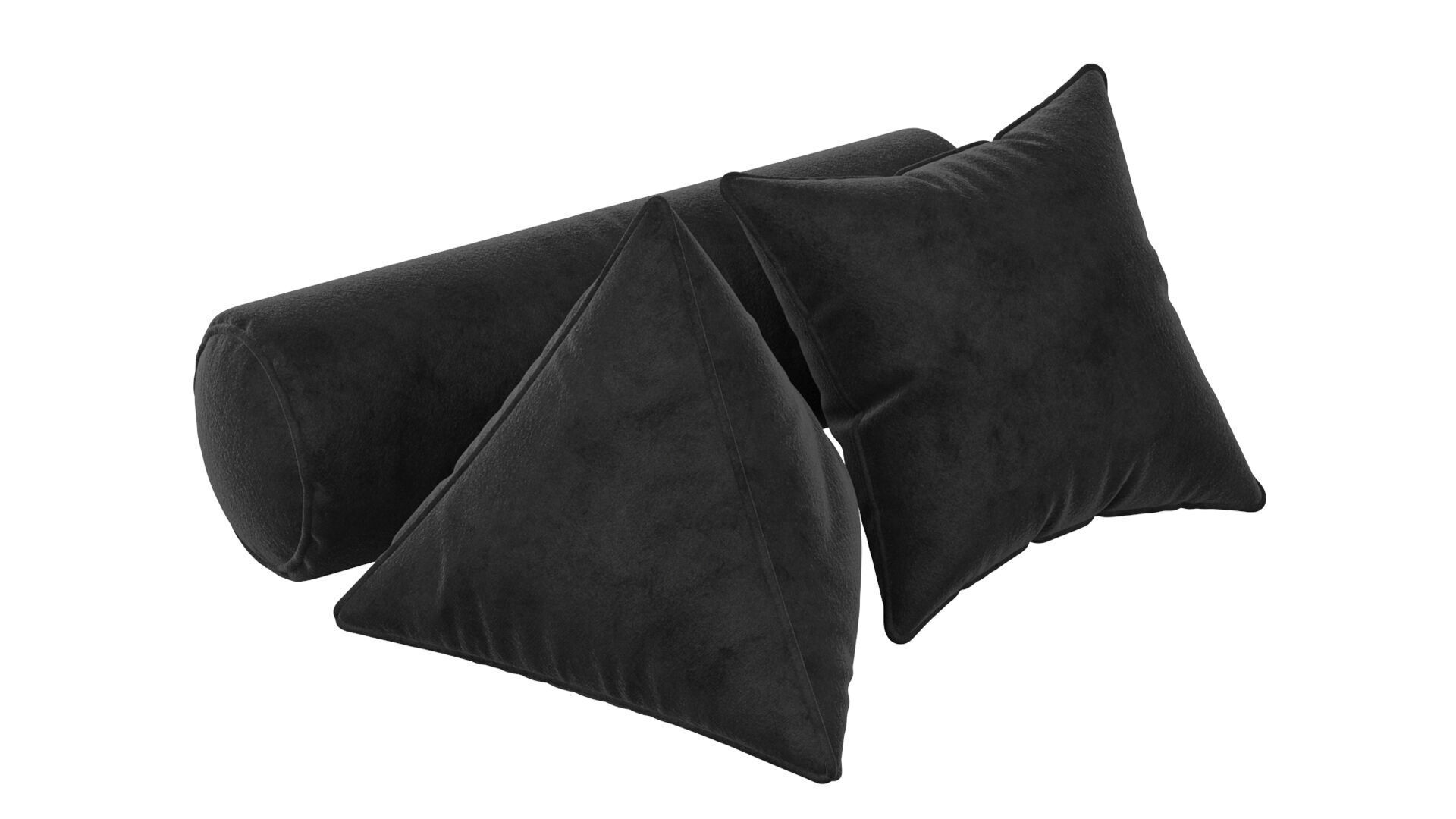 Pillow Set 3in1 3D model_3