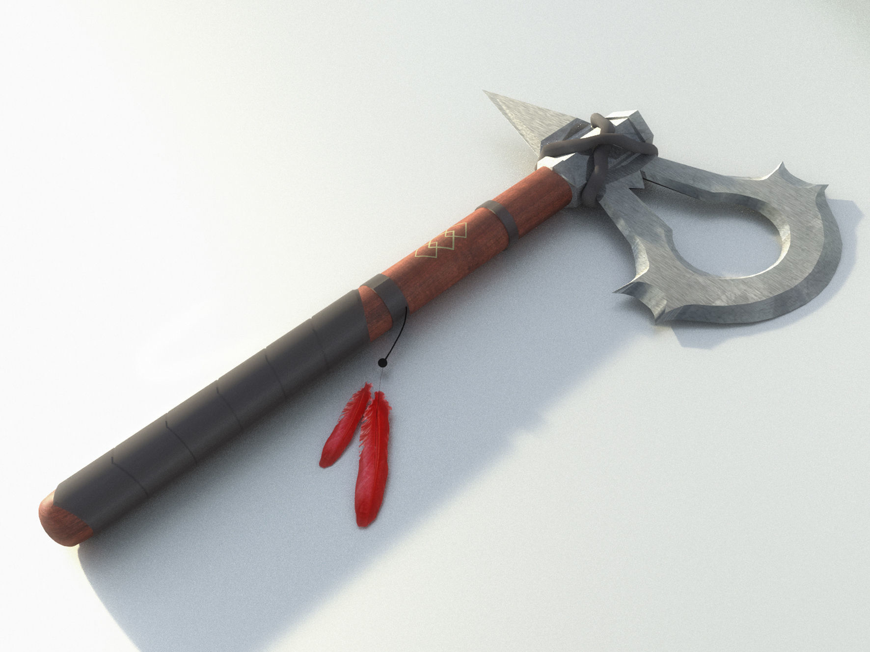 tomahawk sword Free 3D model_1