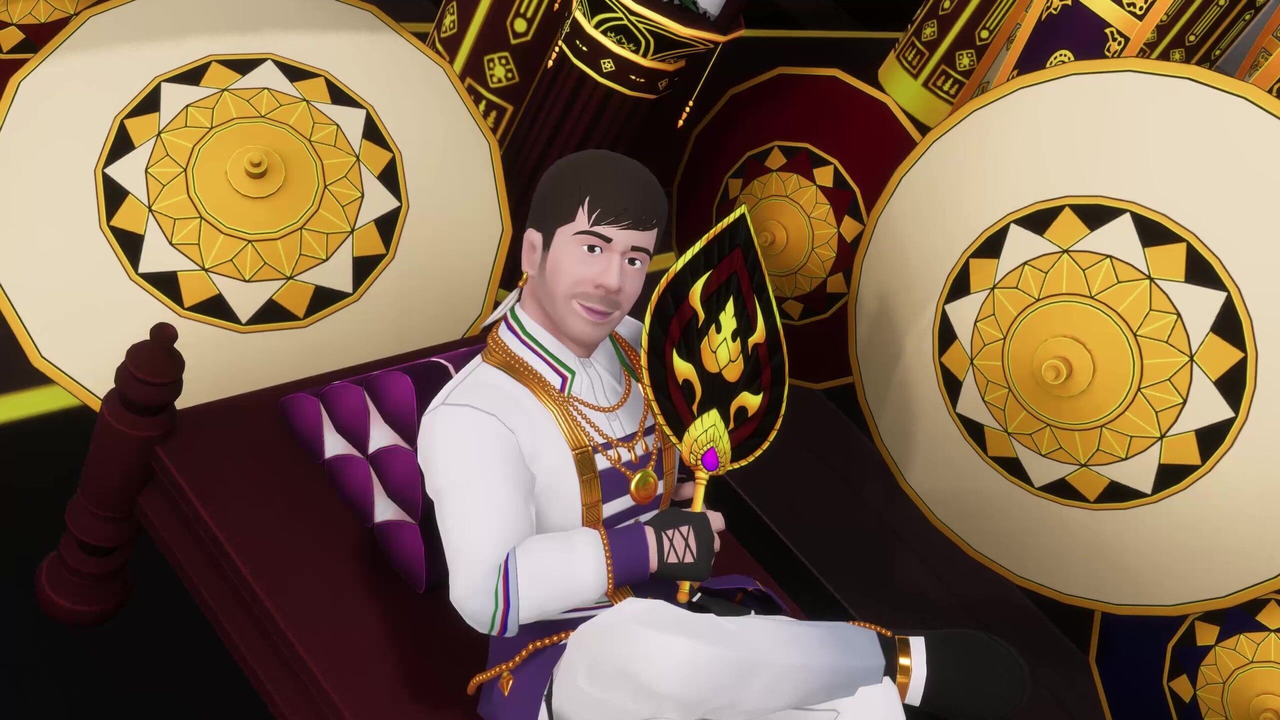 CB mini - Cos Difine Falling of Lanna Low-poly 3D model_3