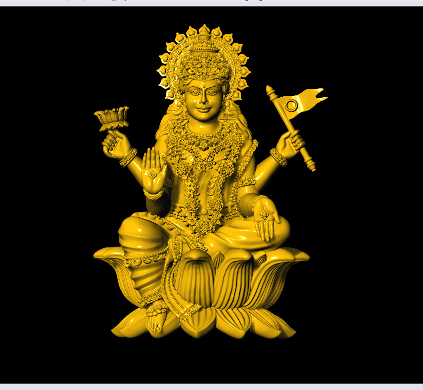 AshtaLaxmi - 8 Laxmi 3D print model 3D print model_9