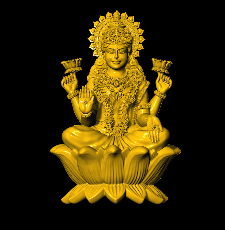 AshtaLaxmi - 8 Laxmi 3D print model 3D print model_8