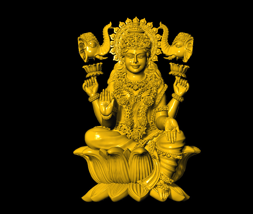 AshtaLaxmi - 8 Laxmi 3D print model 3D print model_4