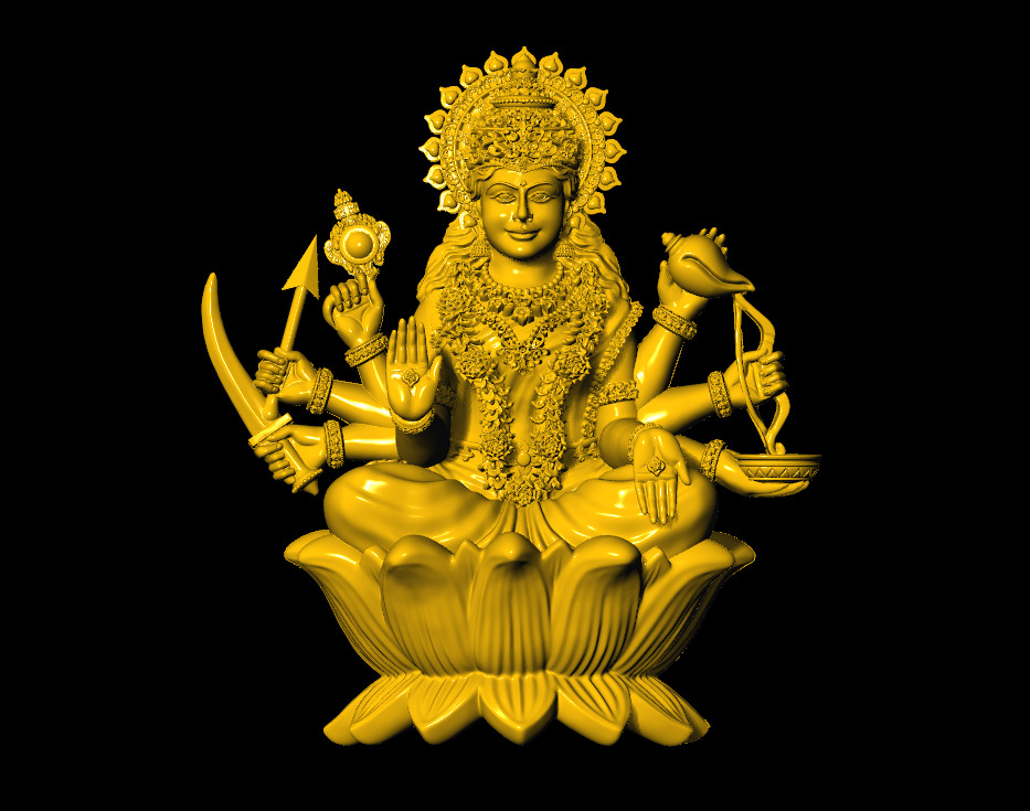 AshtaLaxmi - 8 Laxmi 3D print model 3D print model_5
