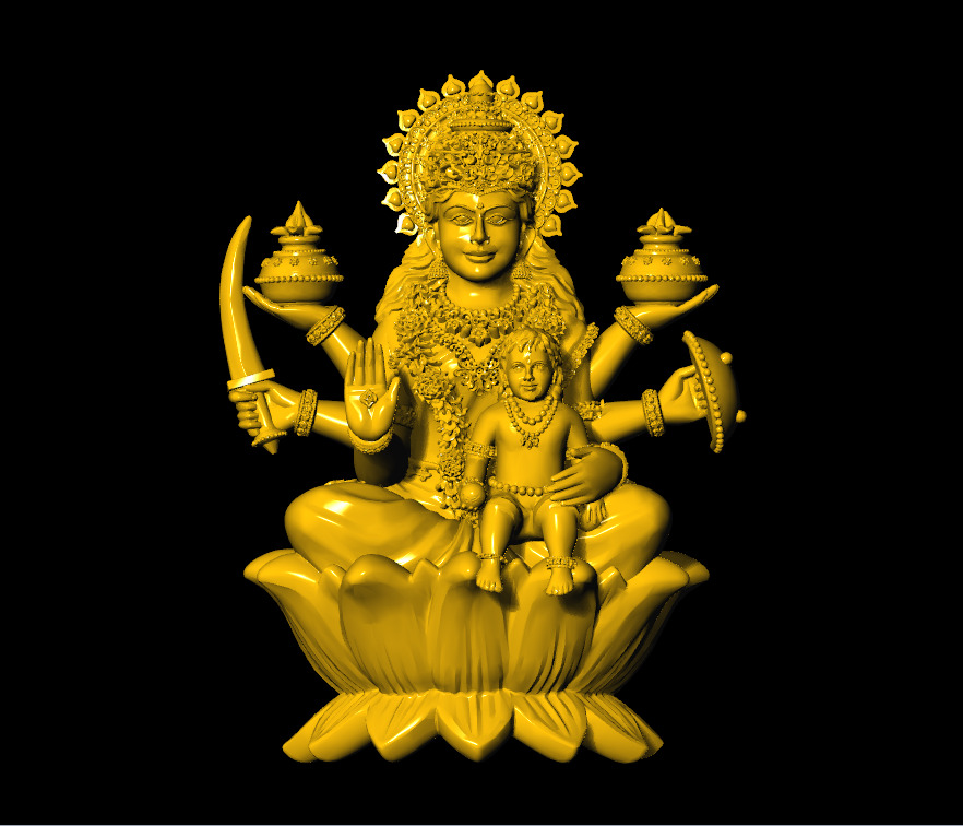 AshtaLaxmi - 8 Laxmi 3D print model 3D print model_3