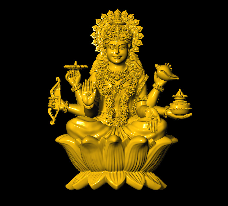 AshtaLaxmi - 8 Laxmi 3D print model 3D print model_6