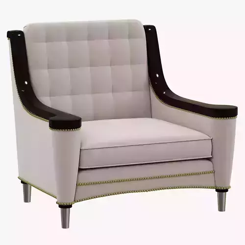 Francesco Molon ARMCHAIR WITH CARVING P521