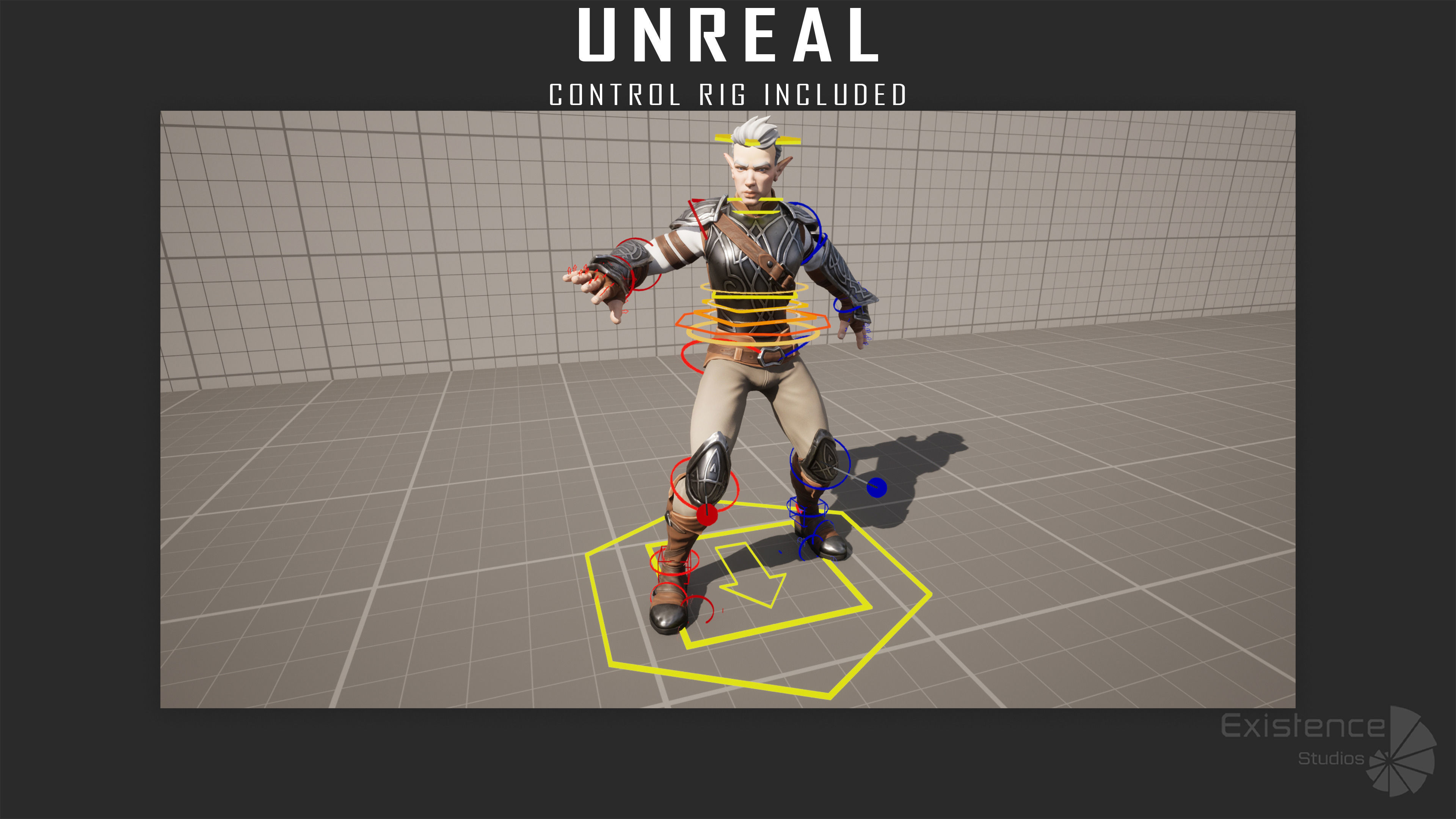 12 in 1 Mega Bundle - Stylized Characters Warriors - 68 Low-poly 3D model_7