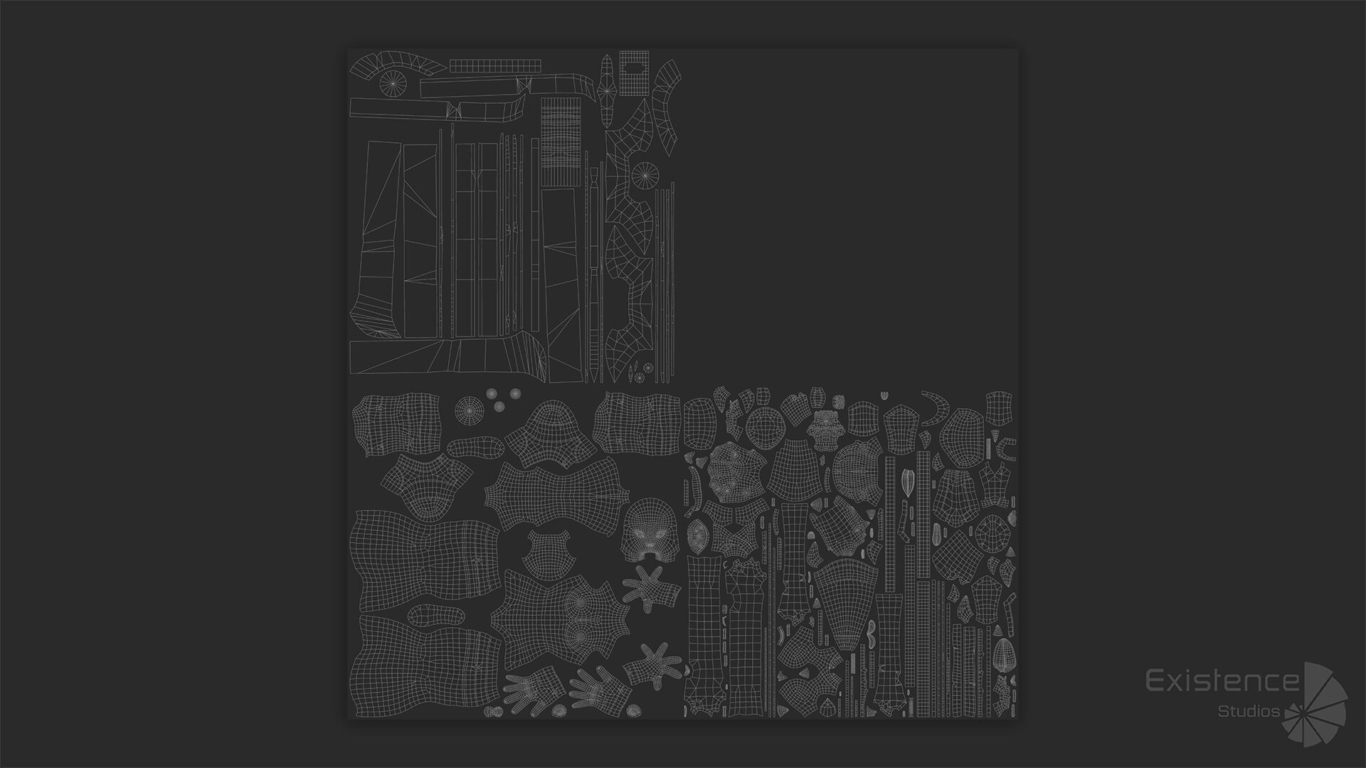 12 in 1 Mega Bundle - Stylized Characters Warriors - 68 Low-poly 3D model_33