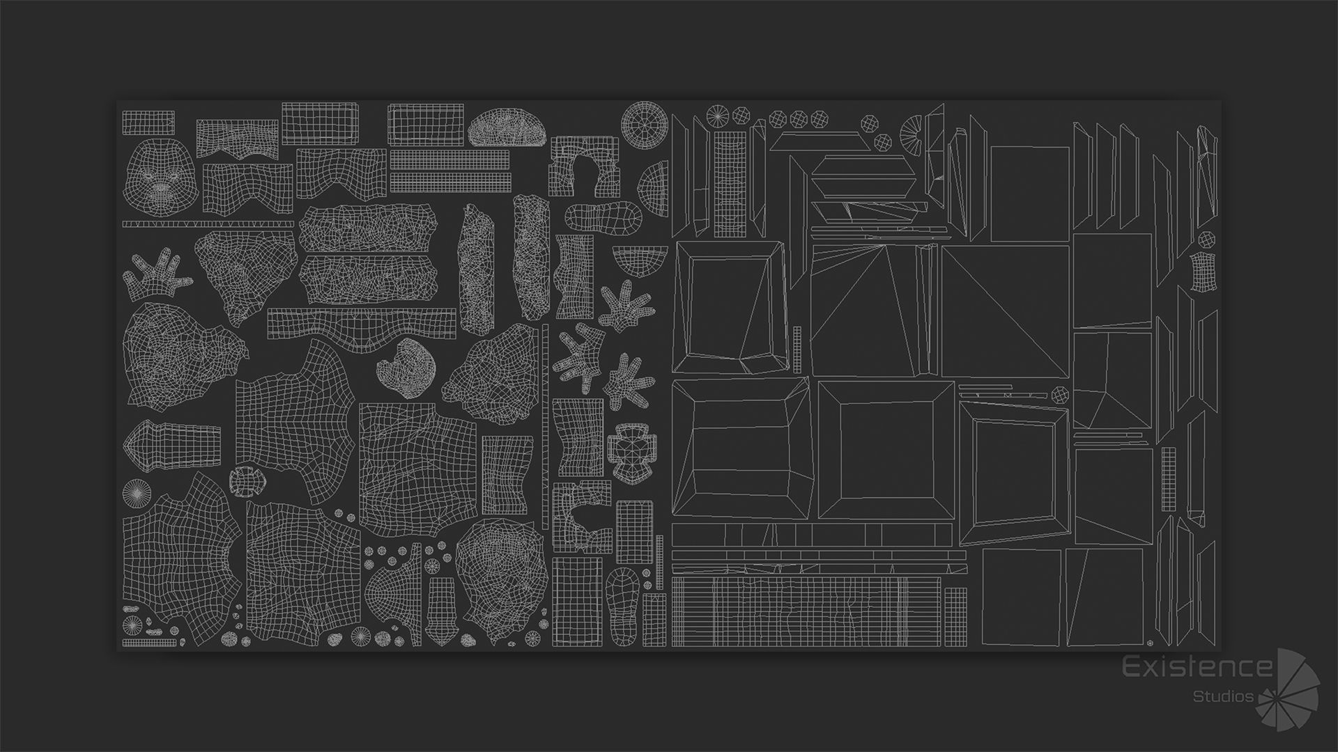 12 in 1 Mega Bundle - Stylized Characters Warriors - 68 Low-poly 3D model_36