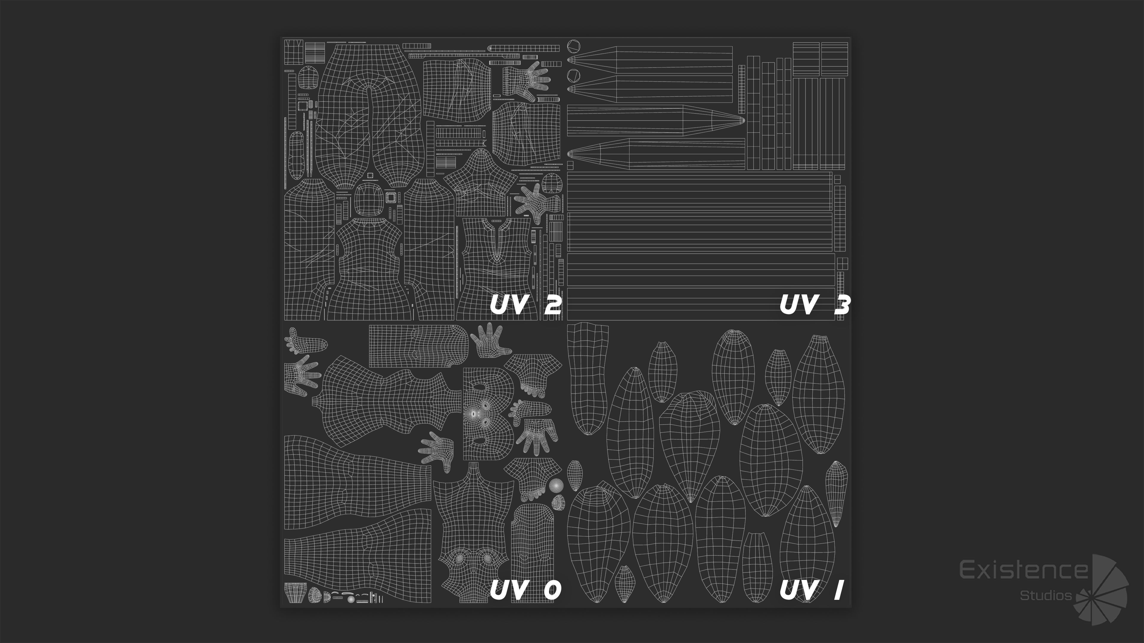 12 in 1 Mega Bundle - Stylized Characters Warriors - 68 Low-poly 3D model_32