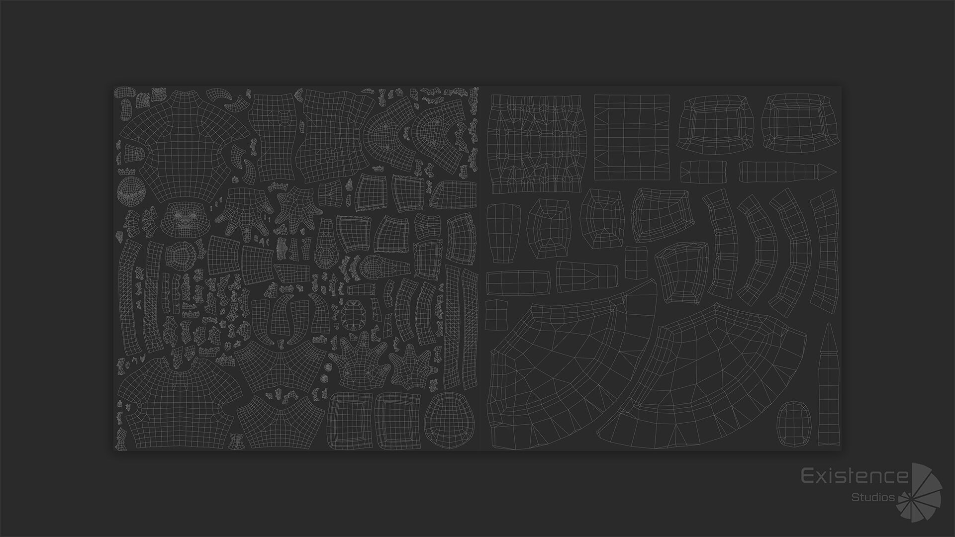 12 in 1 Mega Bundle - Stylized Characters Warriors - 68 Low-poly 3D model_37