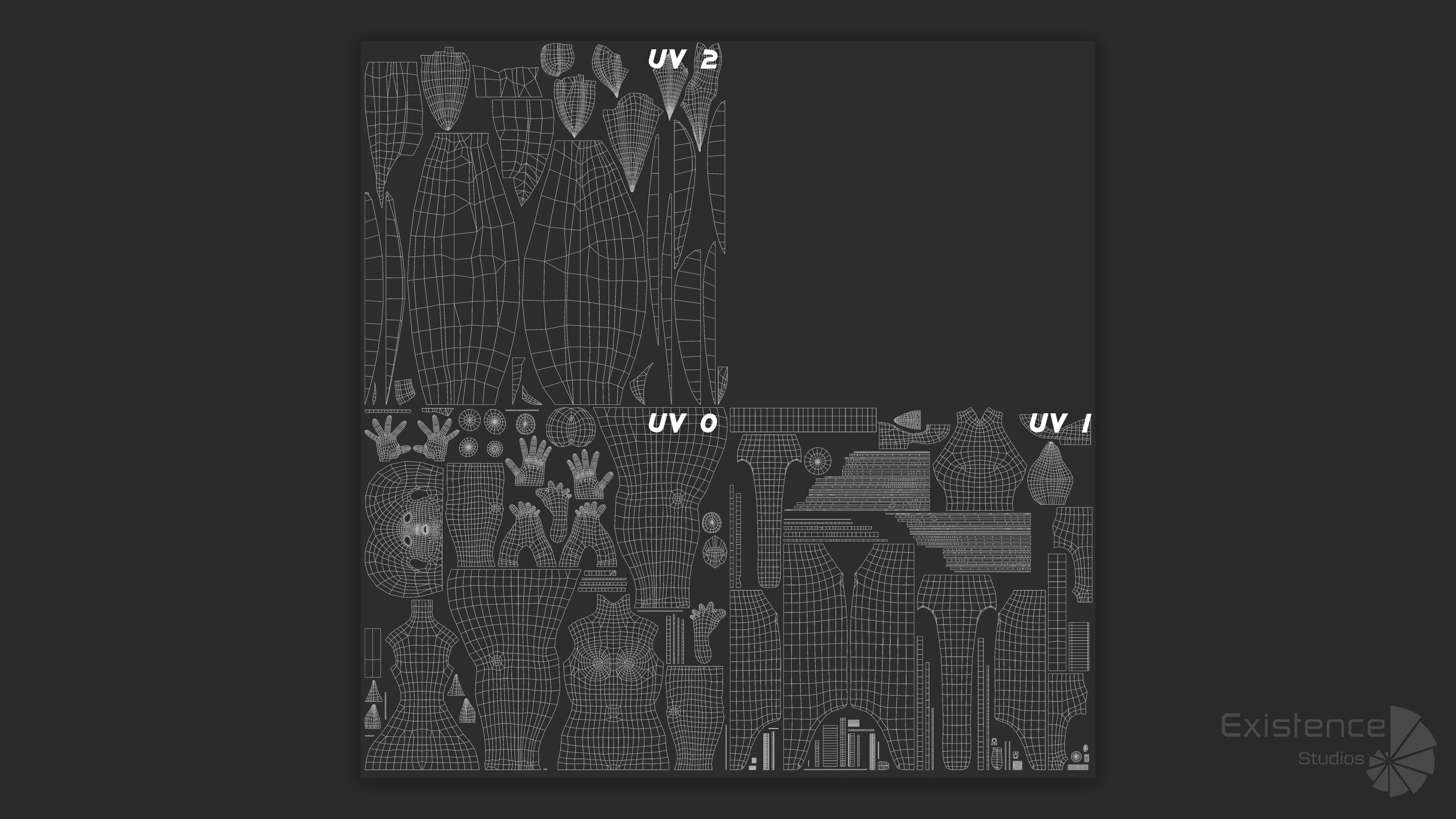 12 in 1 Mega Bundle - Stylized Characters Warriors - 68 Low-poly 3D model_39