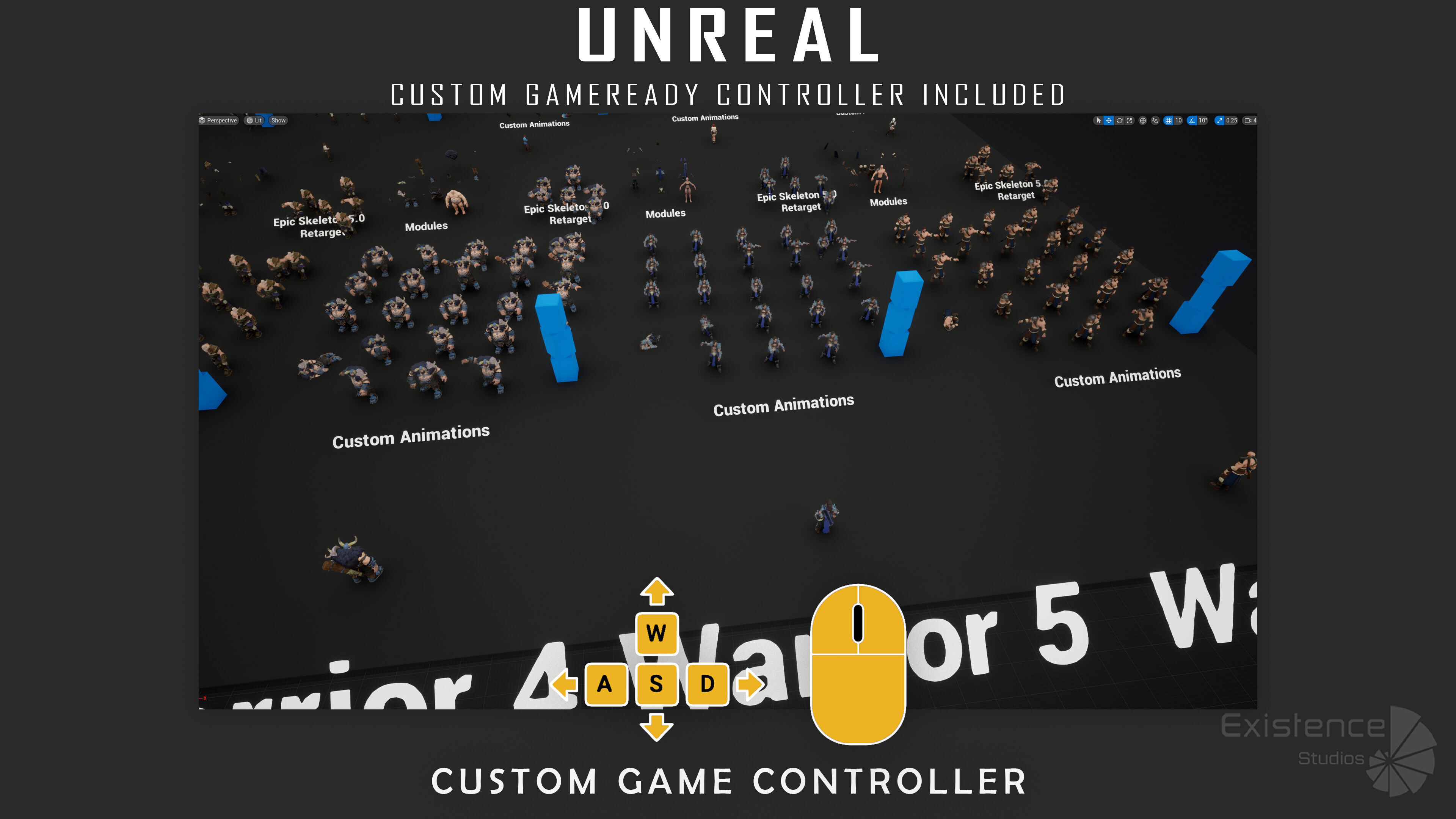 12 in 1 Mega Bundle - Stylized Characters Warriors - 68 Low-poly 3D model_24