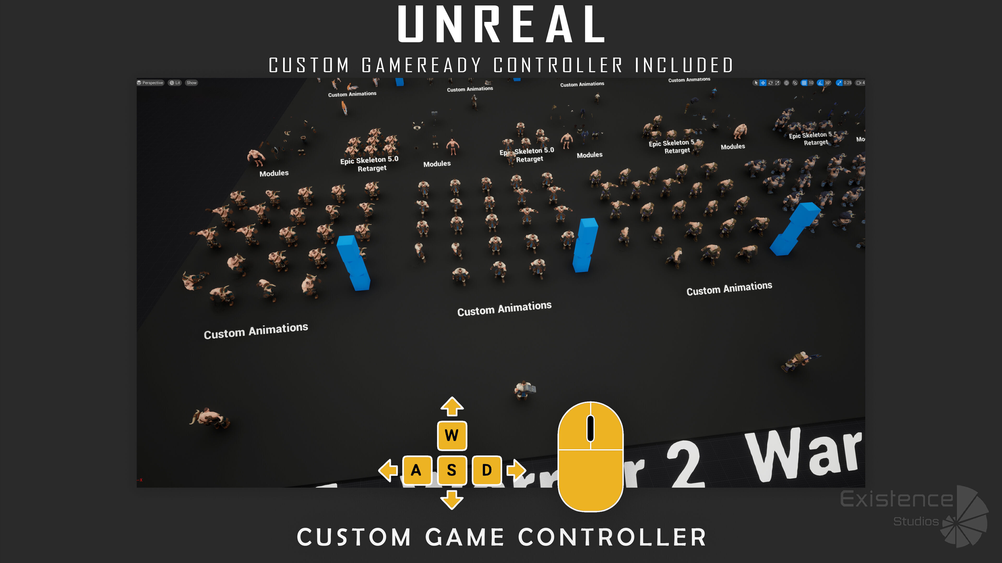 12 in 1 Mega Bundle - Stylized Characters Warriors - 68 Low-poly 3D model_23
