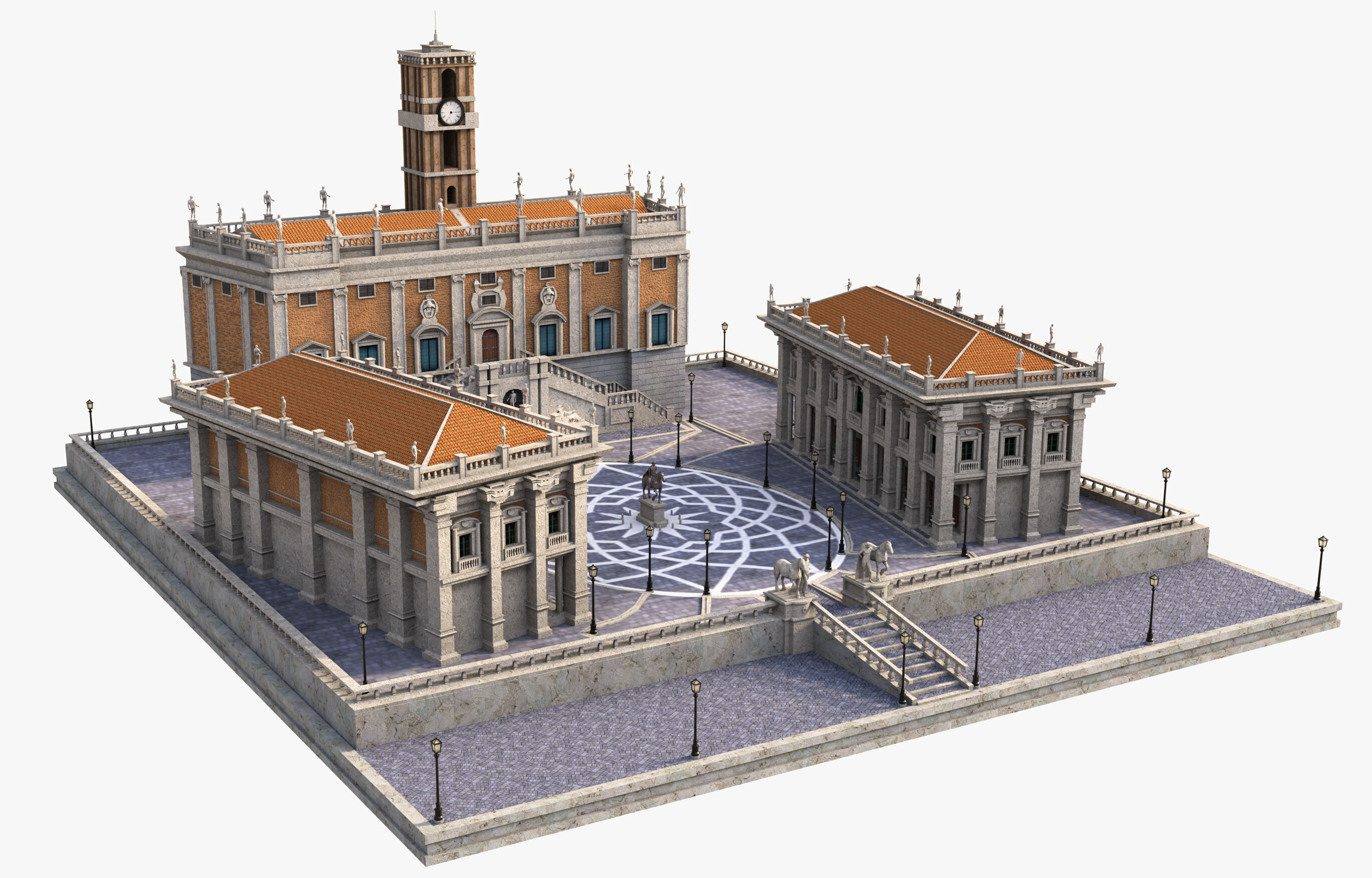 Piazza del Campidoglio 3D model