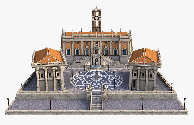 Piazza del Campidoglio 3D model