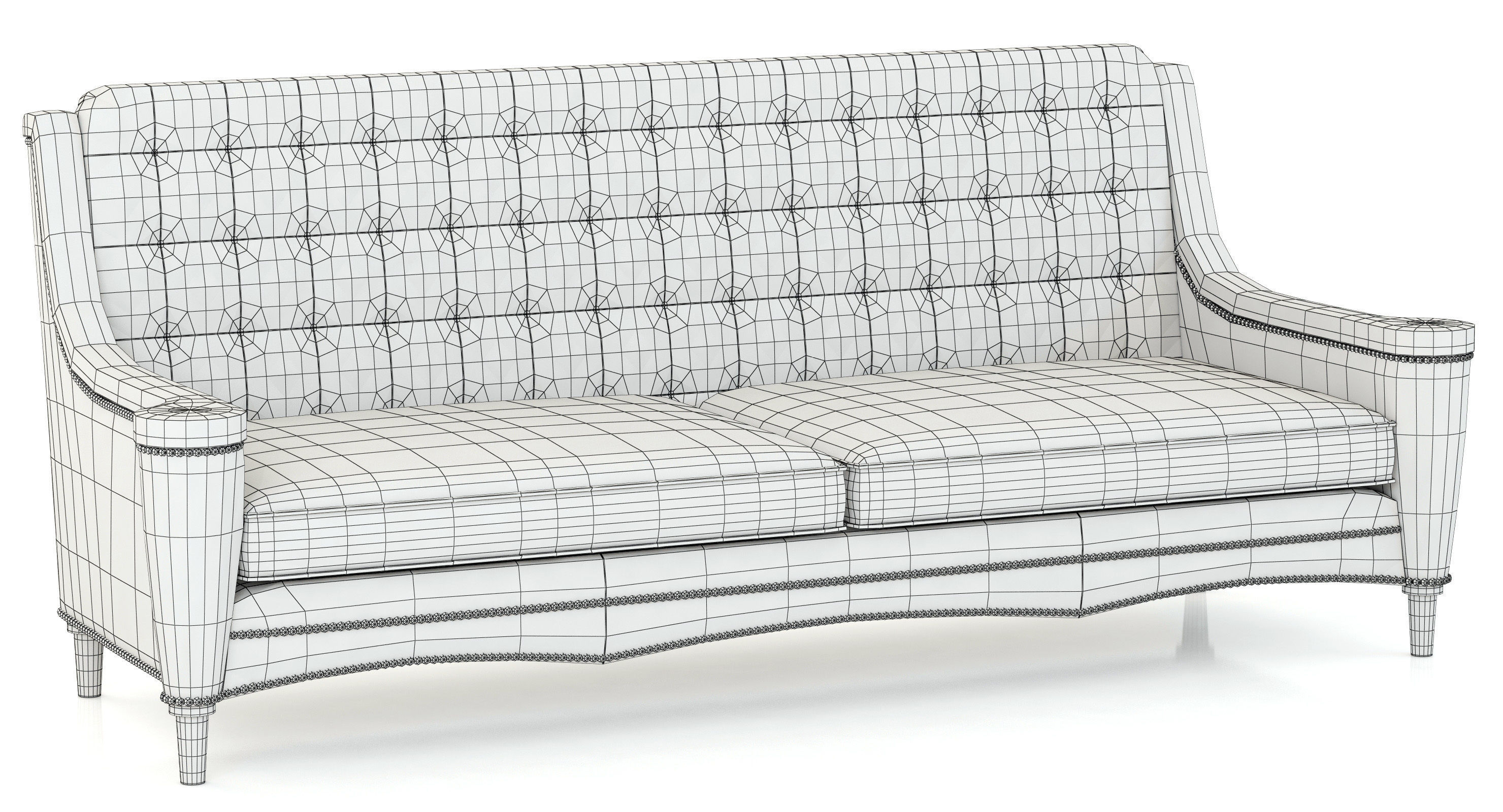 Francesco Molon SOFA BERKELEY D521 3D model_8