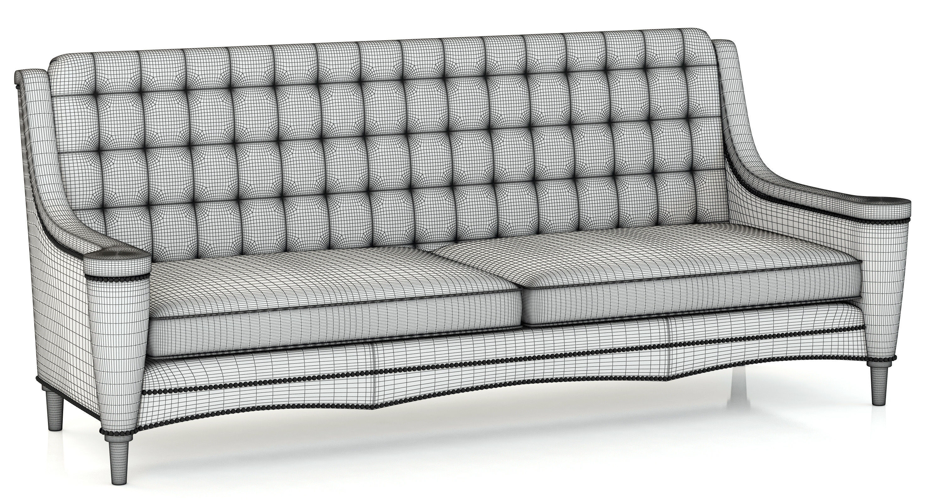 Francesco Molon SOFA BERKELEY D521 3D model_7