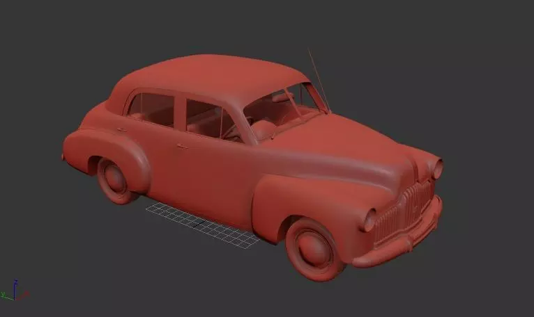 Holden 48 215 sedan 1948 3D print model_0
