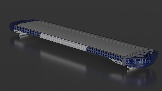Standby W3 lightbar Low-poly 3D model