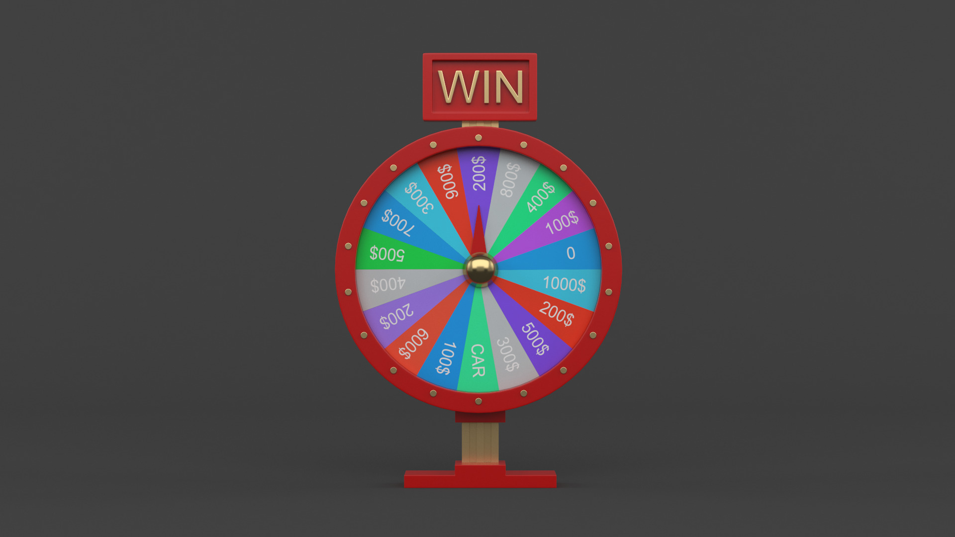 Wheel of Fortune 3D model_1