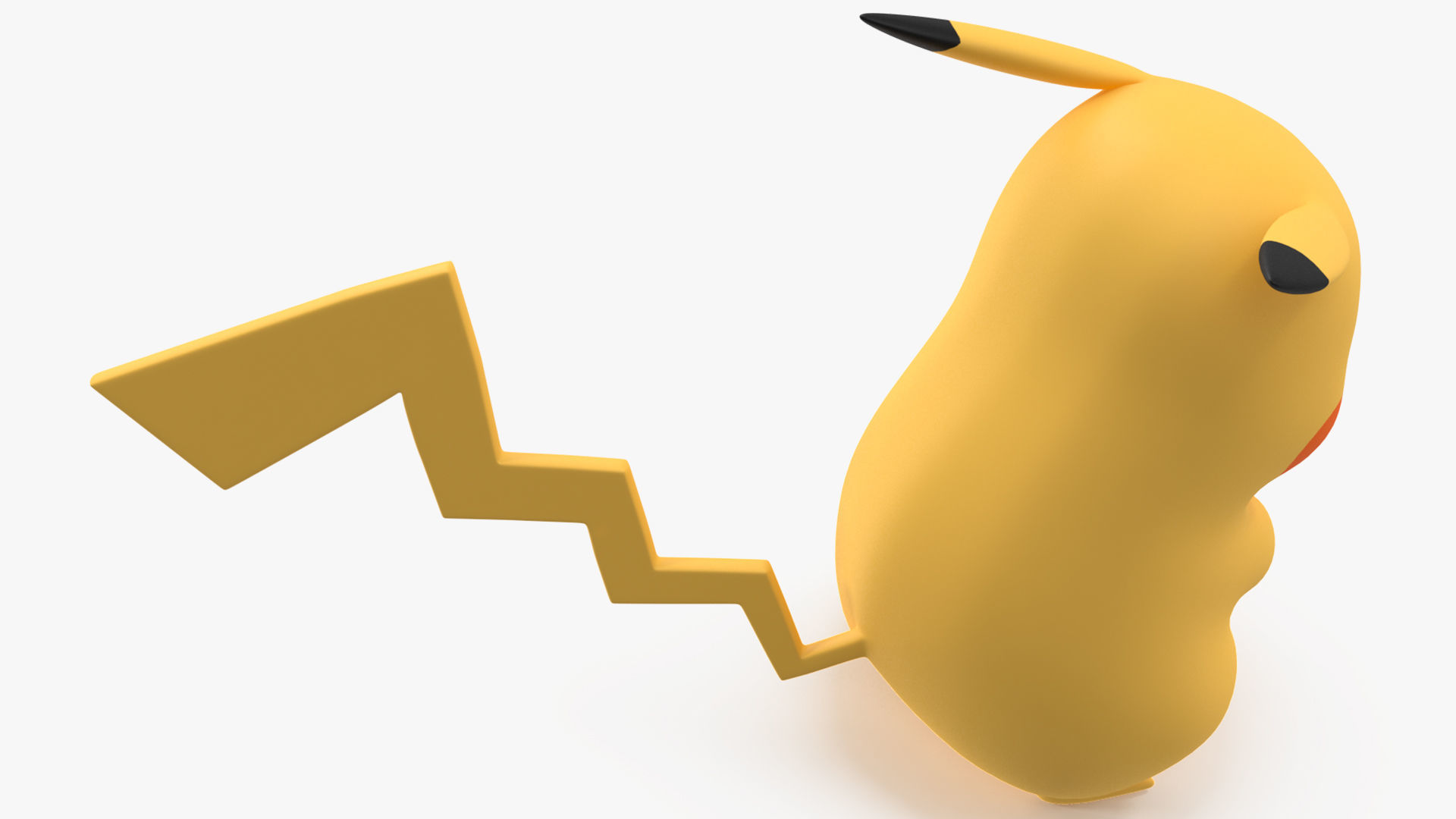 Sad Pikachu Character 3D model_9