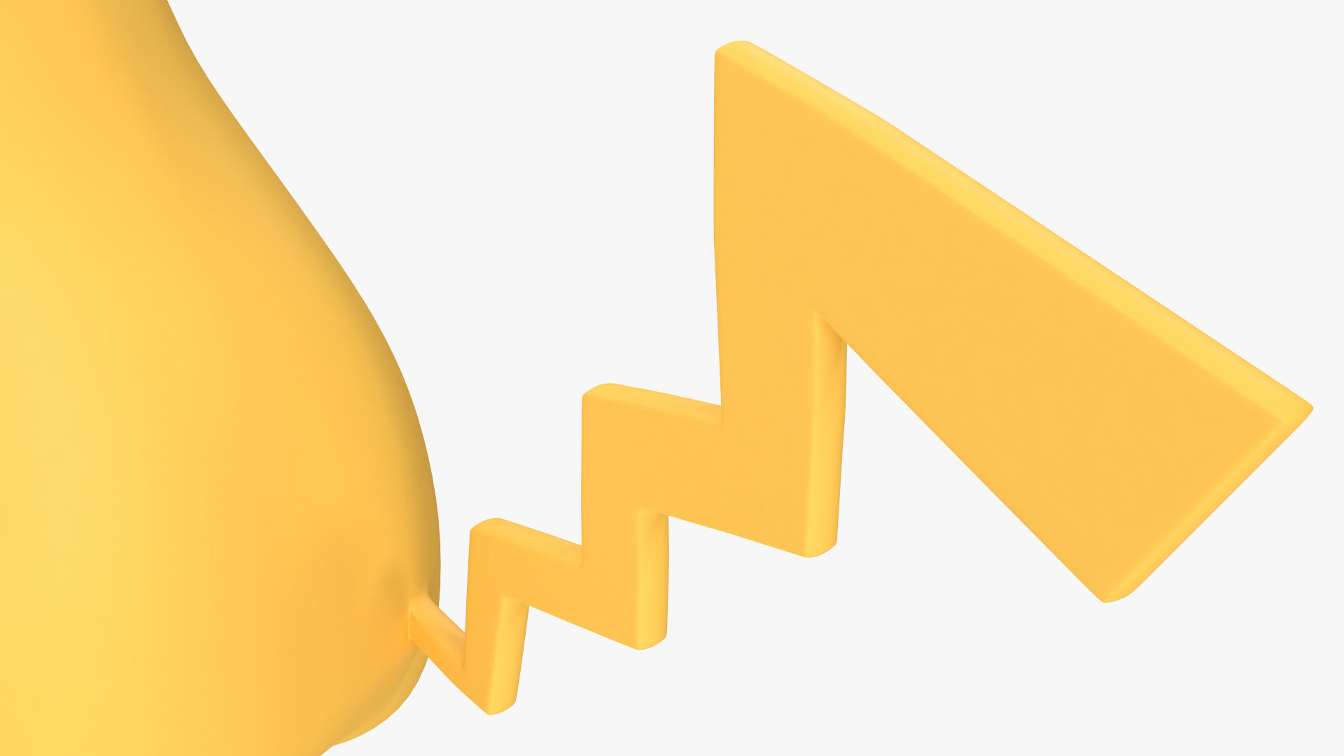 Sad Pikachu Character 3D model_14