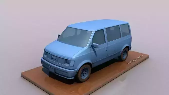 GMC Safari Van 1987 3D print model