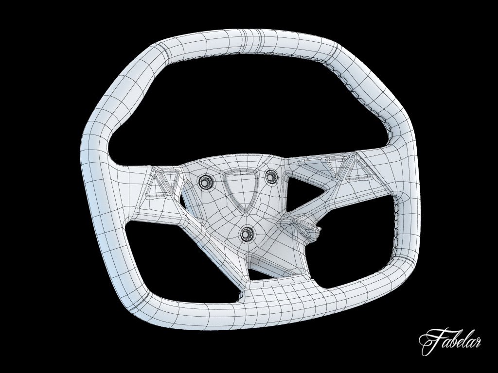 steering wheel FREE VERSION free 3D Model .max .obj .3ds .fbx .c4d .dae