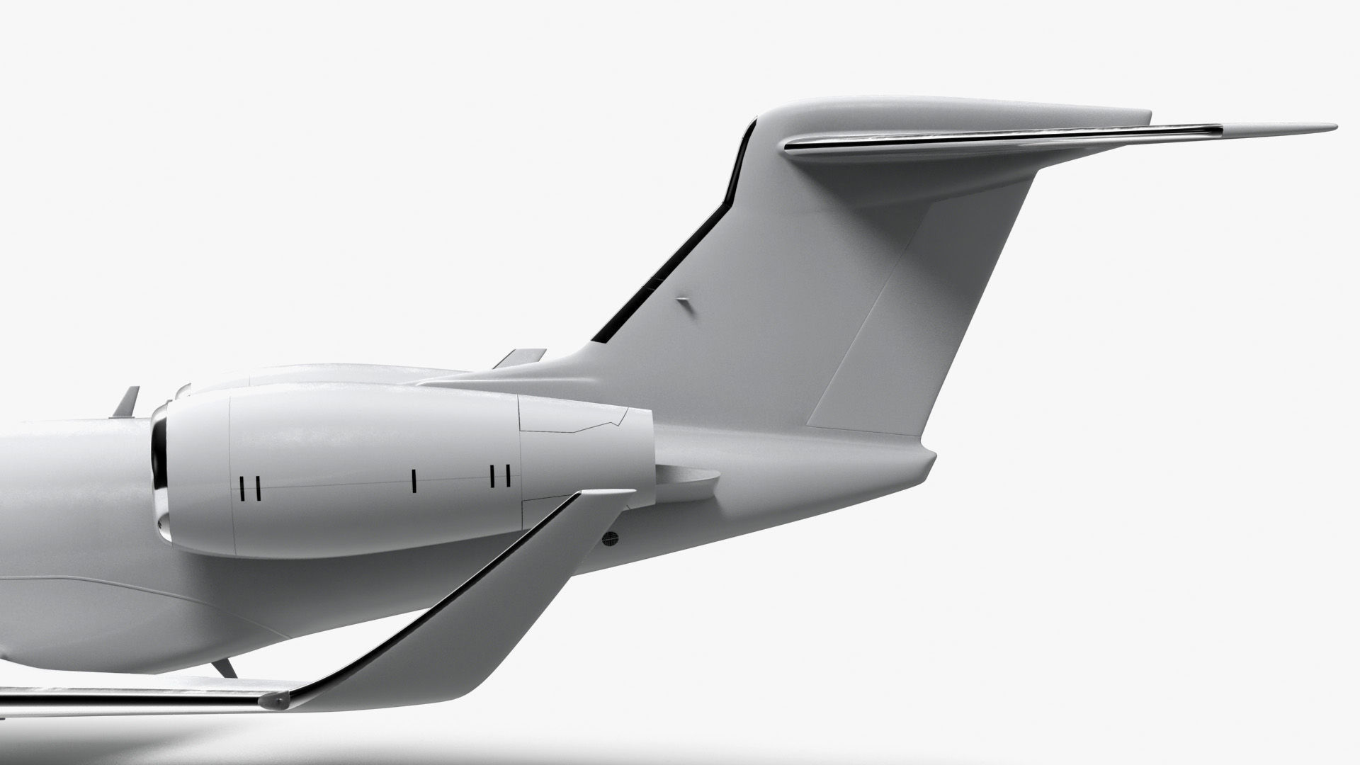 Large Private Jet Rigged for Modo 3D model_16