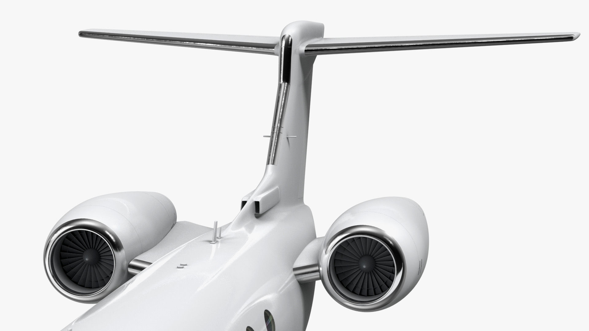 Large Private Jet Rigged for Modo 3D model_12
