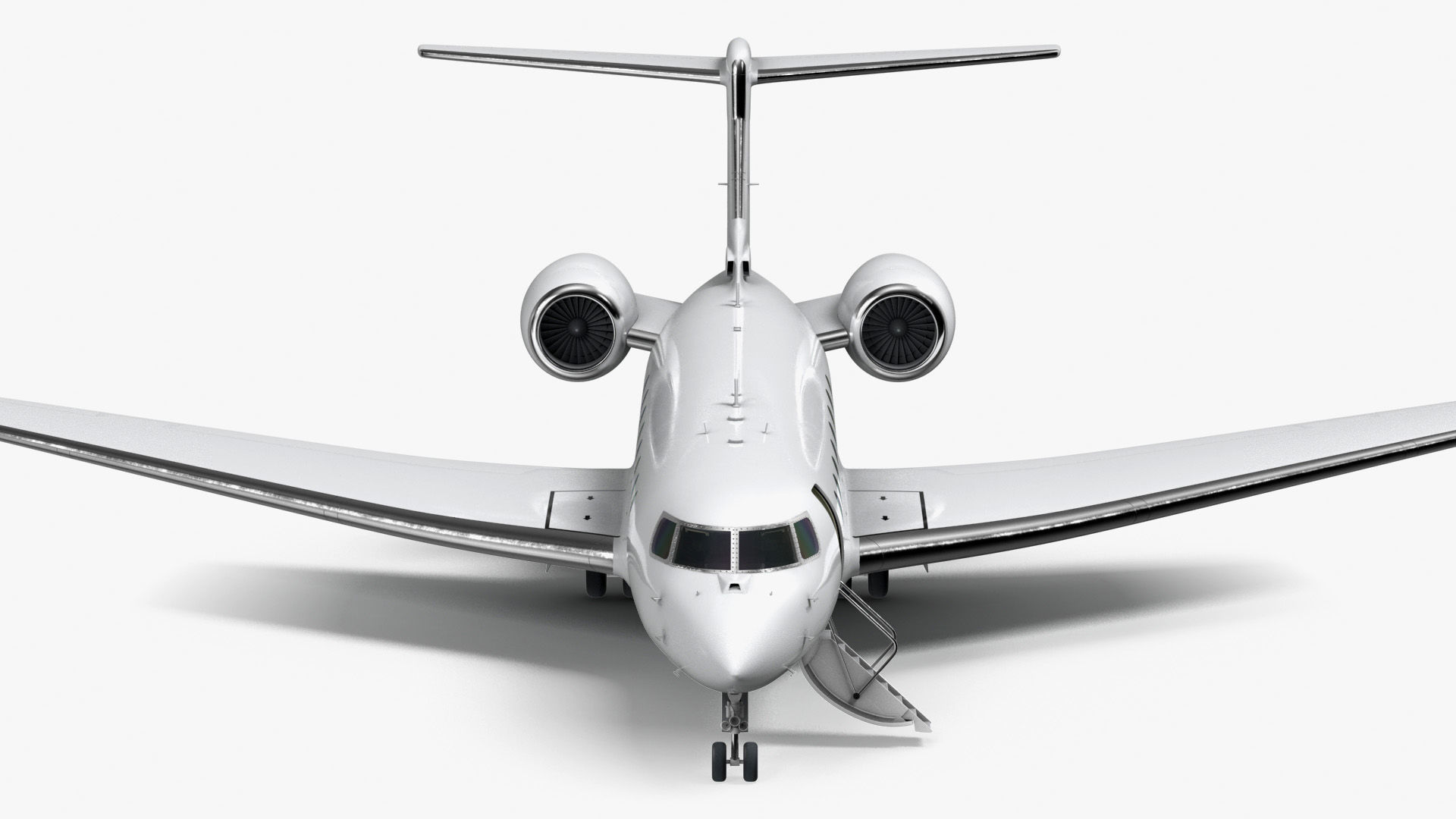 Large Private Jet Rigged for Modo 3D model_11