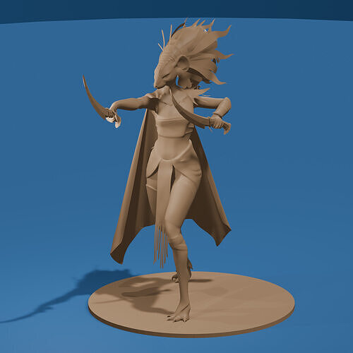 Mouse Rogue Warrior  3D print model