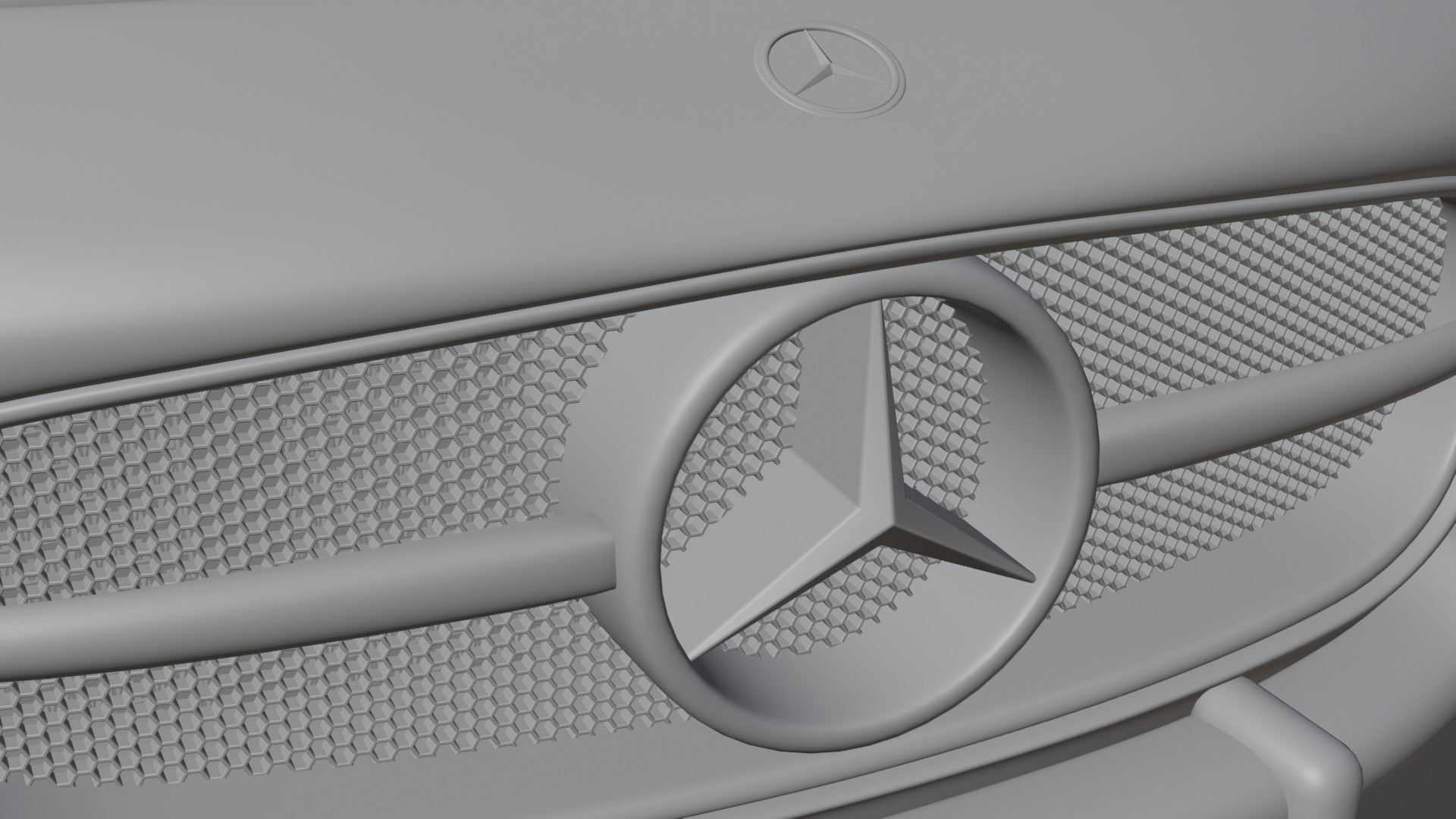 Mercedes Benz 300 SL Low-poly 3D model_27