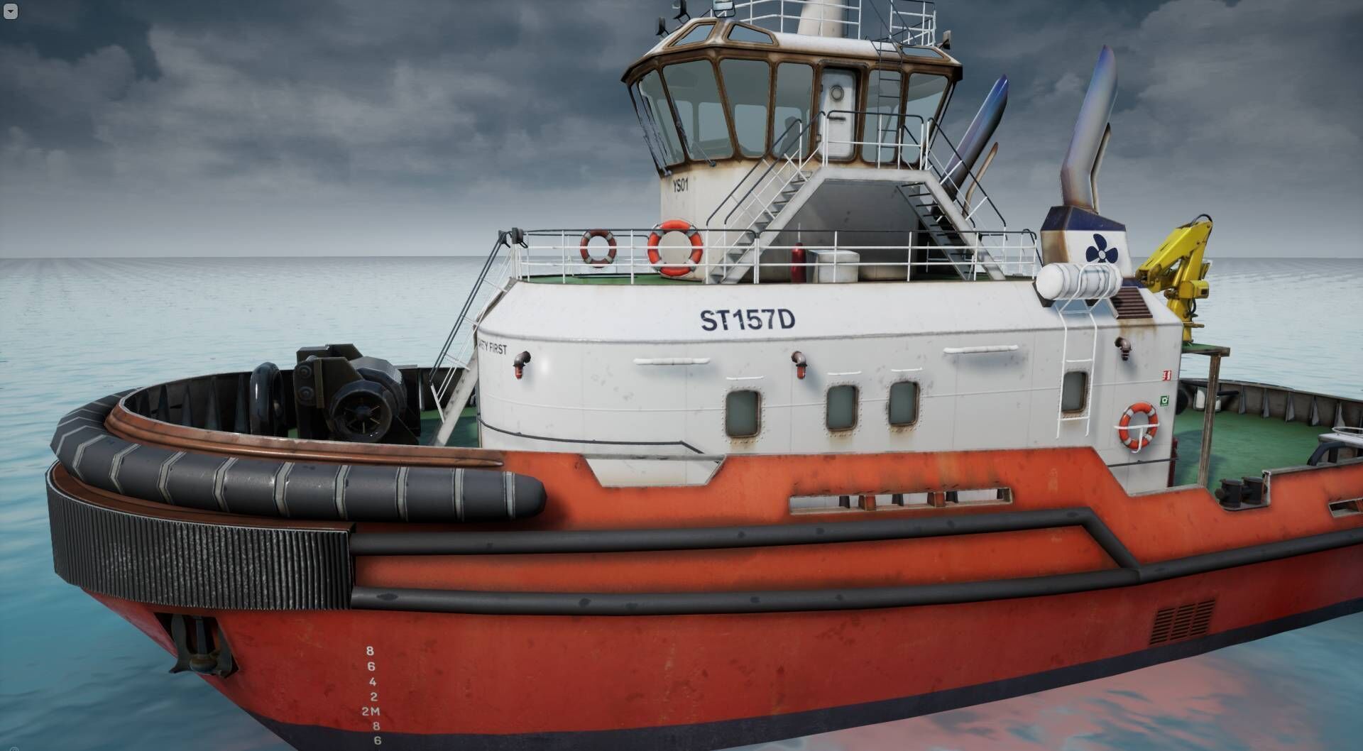 Ships Pack Low-poly 3D model_43