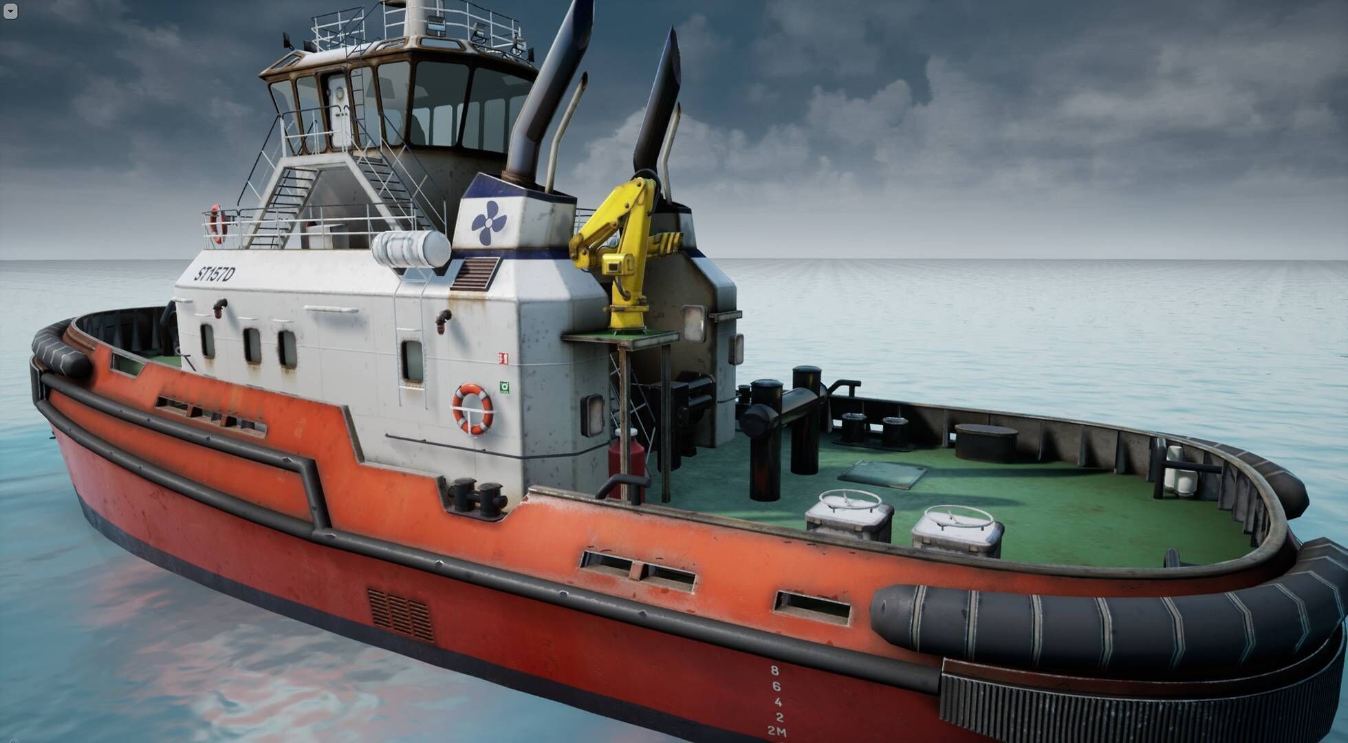 Ships Pack Low-poly 3D model_42