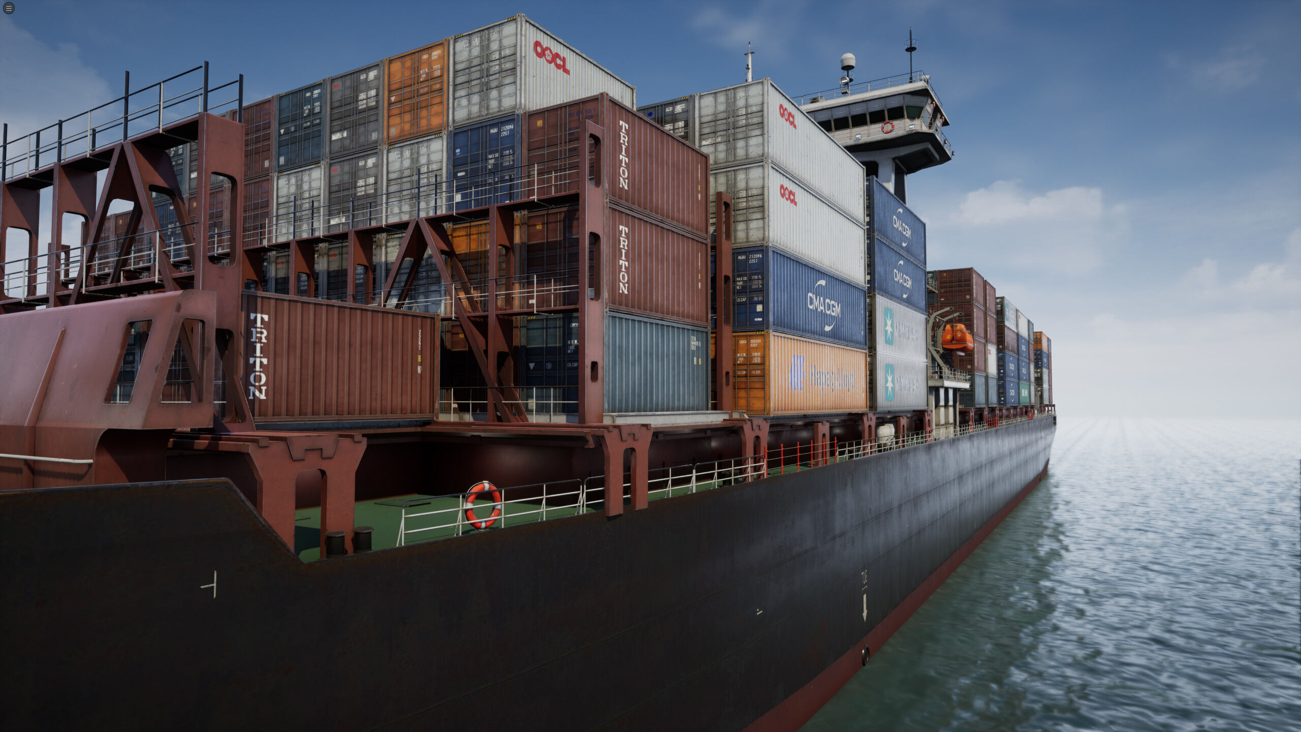 Ships Pack Low-poly 3D model_9