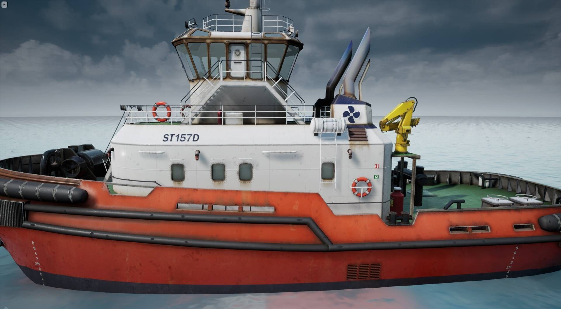 Ships Pack Low-poly 3D model_44