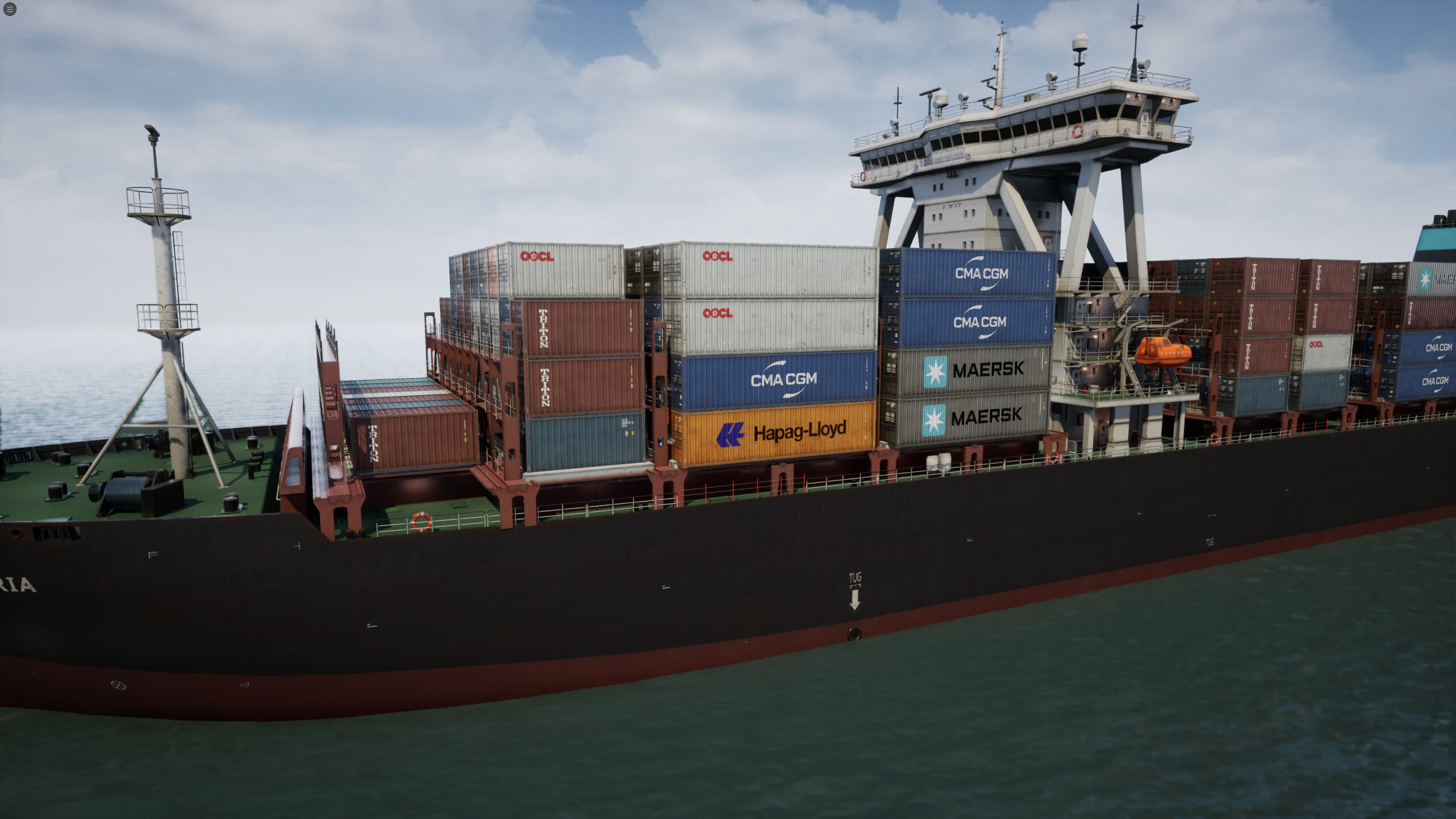 Ships Pack Low-poly 3D model_7