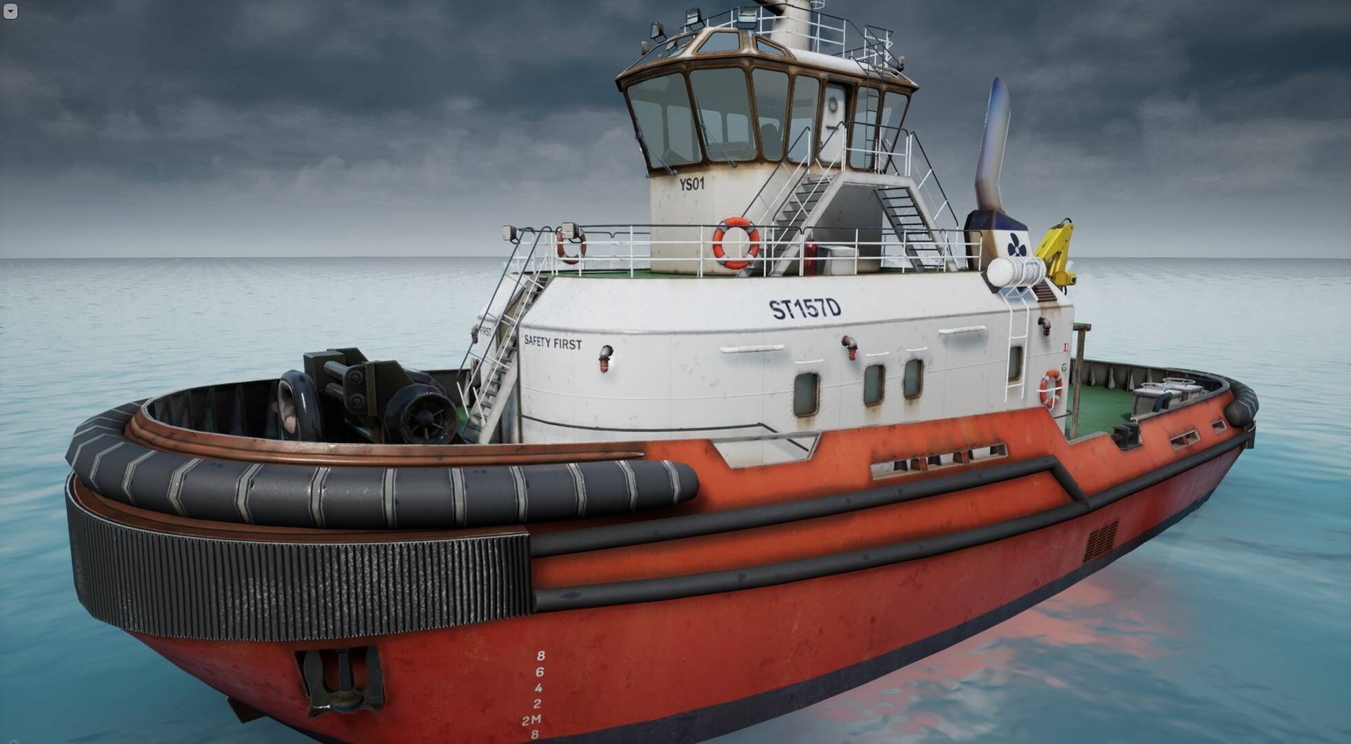 Ships Pack Low-poly 3D model_40