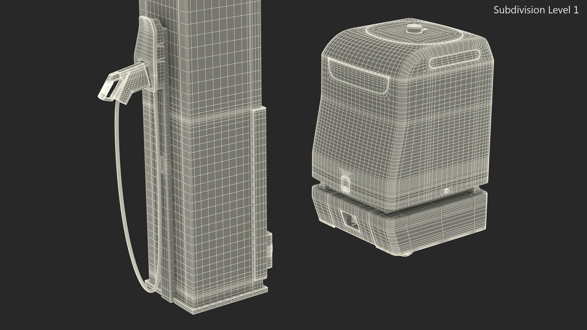 EVAR Parky Charging Robot Rigged 3D model_12