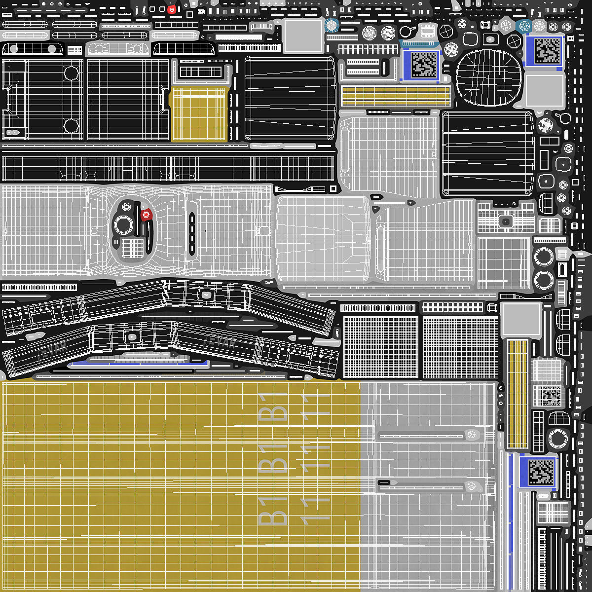 EVAR Parky Charging Robot Rigged 3D model_13