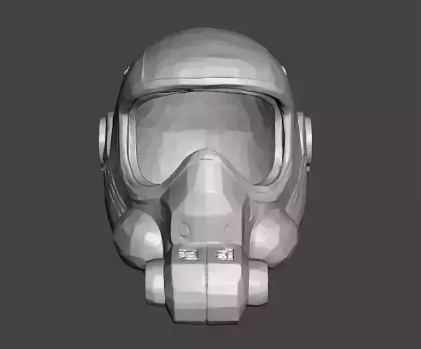 AREA-51 HAZMAT UNIT DELTA HELMET 3D print model