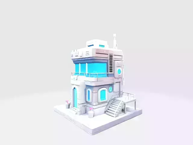 Cyberpunk house