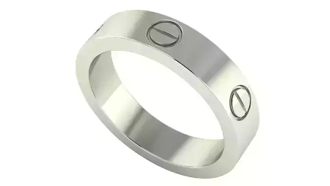Love Ring Size USA 10 3D print model