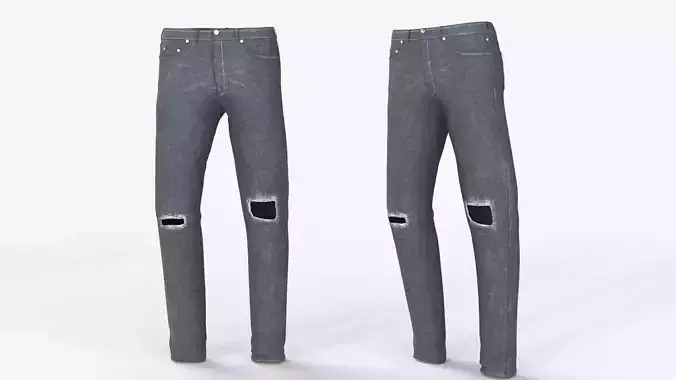 Casual Blue Jeans Pant